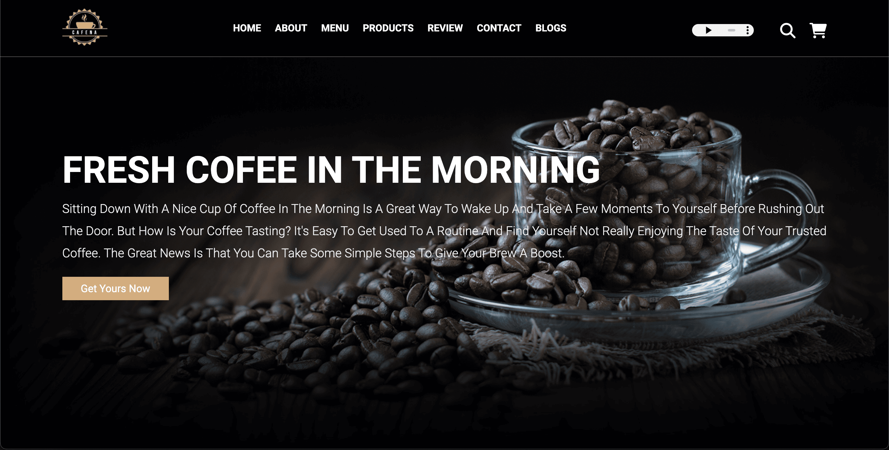 Fresh Coffee Website